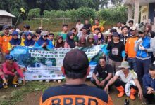 Pemdes Pamijahan Gelar Penanaman Pohon dan Evakuasi Sampah, Libatkan Berbagai Elemen dan Masyarakat